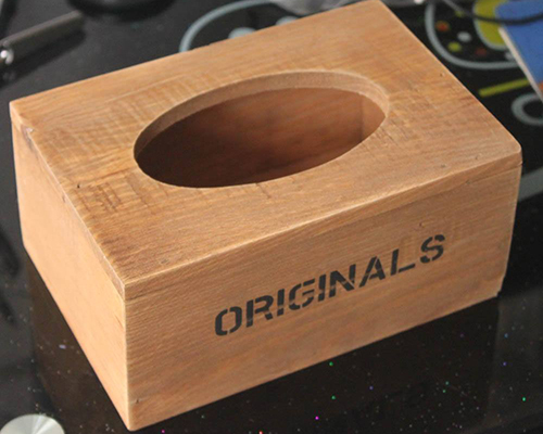 紙巾盒激光打標 紙巾盒激光打標